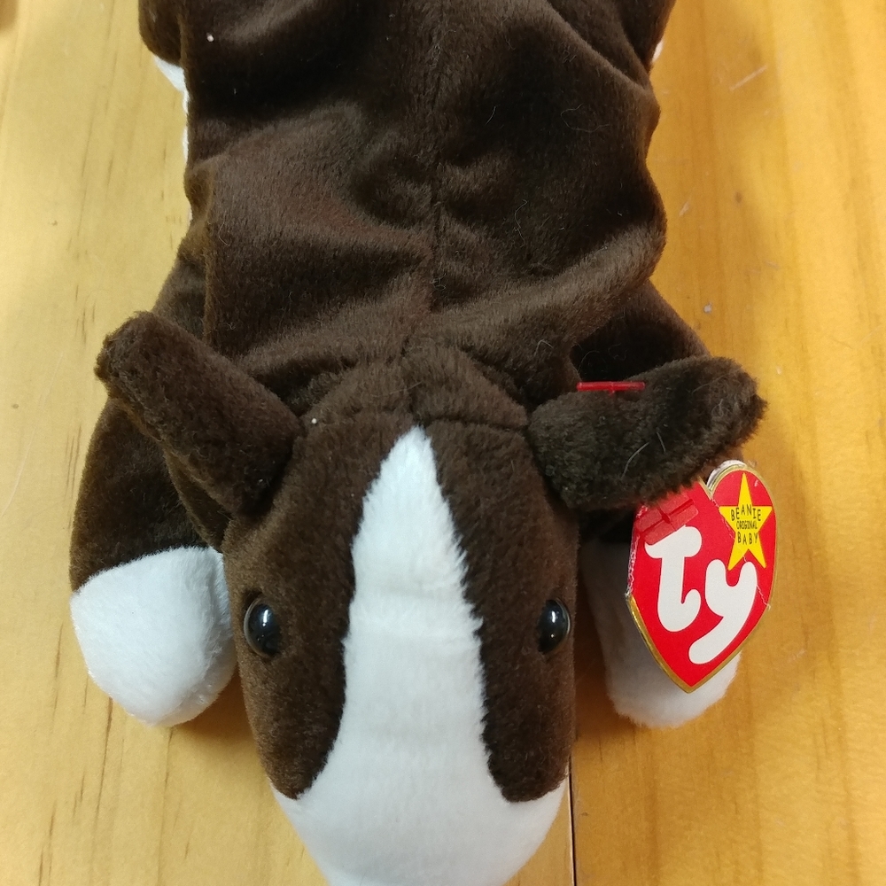 Beanie Baby, TY, Retired, Bruno, MWET